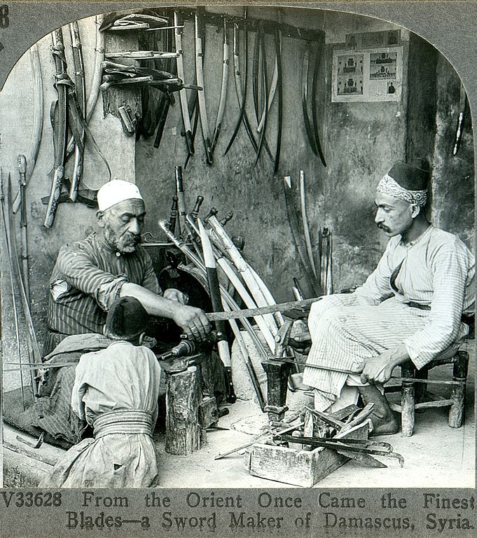 Damascus swordmaker